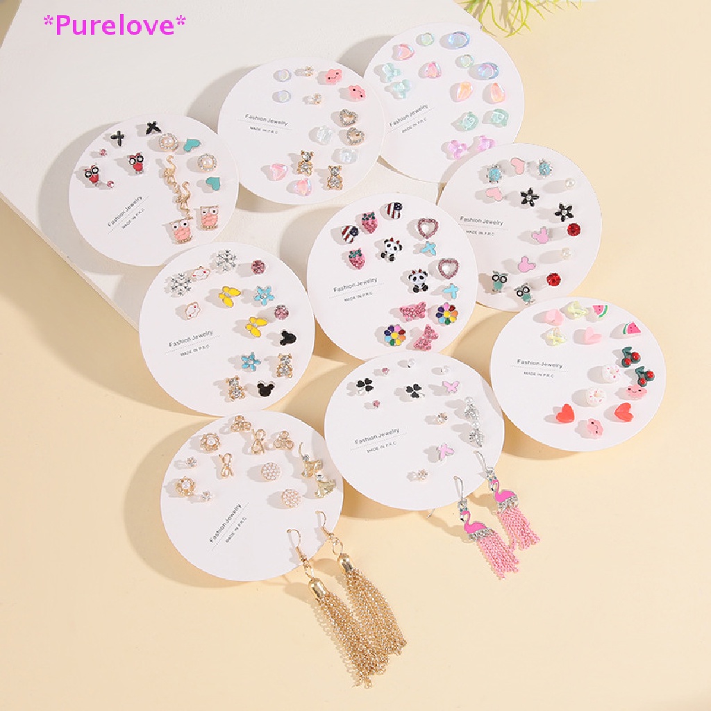 Đôi Bông Tai Hình Học Nhỏ Nhắn Thời Trang Hàn Quốc Dành Cho Nữ Mới