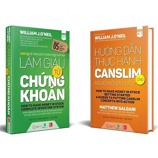 📚 📖 (XẢ KHO) - COMBO 2q: LÀM GIÀU TỪ CHỨNG KHOÁN - HƯỚNG DẪN THỰC HÀNH CANSLIM - sắp hếtt | Thanh lý - Xả Kho