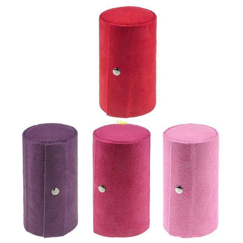 Flgo Hộp Tròn 3 Tầng Đựng Trang Sức / Khuy Măng Sét Gọn Nhẹ Sắp Xếp Gọn Gàng