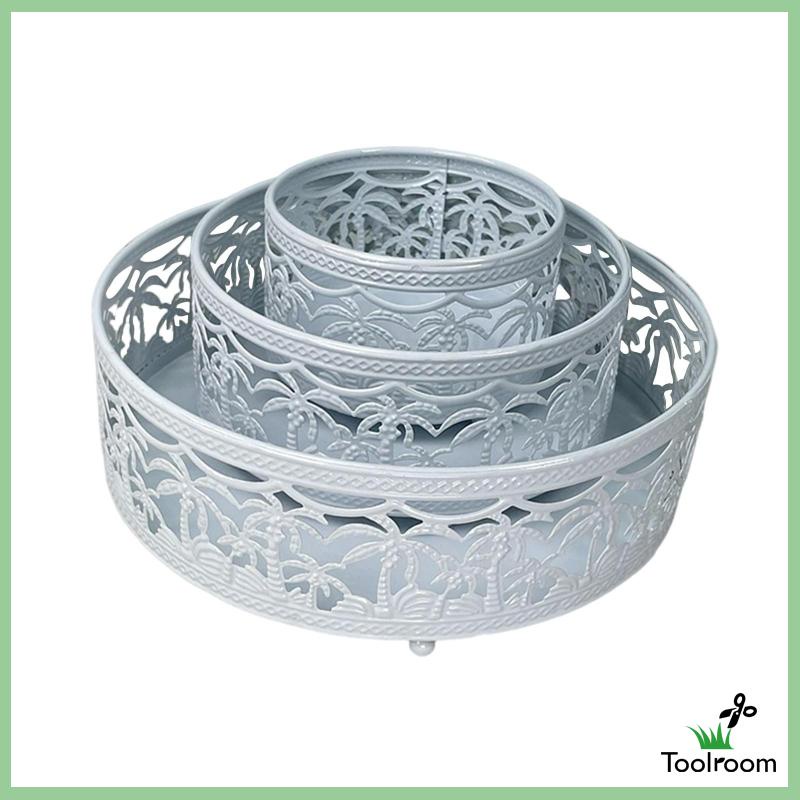 Set 3 Giá Đỡ Trưng Bày Bánh Cupcake Hình Tròn Cho Sự Kiện