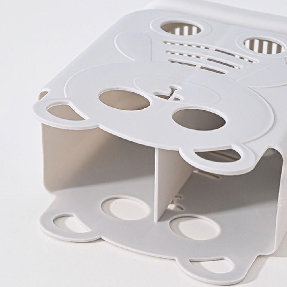 JARRED Giá Đỡ Muỗng Đũa Gắn Tường Bằng Nhựa Đa Năng Thiết Kế Sáng Tạo Dễ Thương