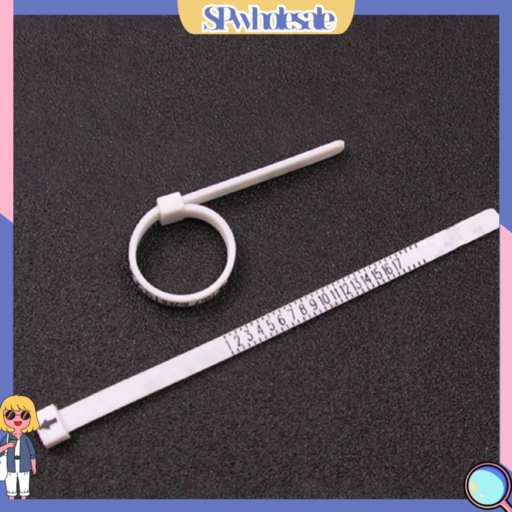 &lt;SPwholesale&gt; Thước Đo Kích Thước Ngón Tay Có Thể Tái Sử Dụng Tiện Lợi