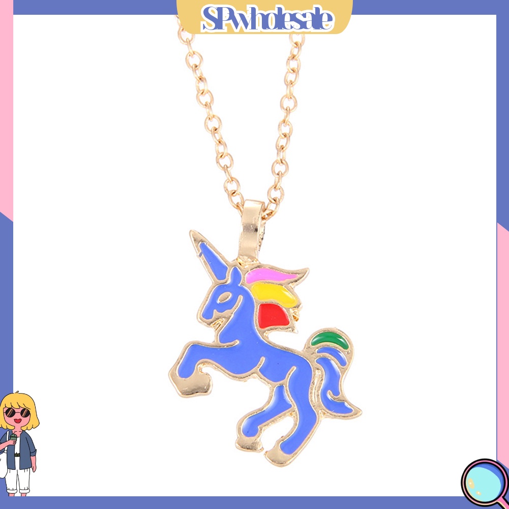 <SPwholesale> Vòng cổ Mặt Hình Kỳ Lân Tráng Men Thời Trang Cho Nữ