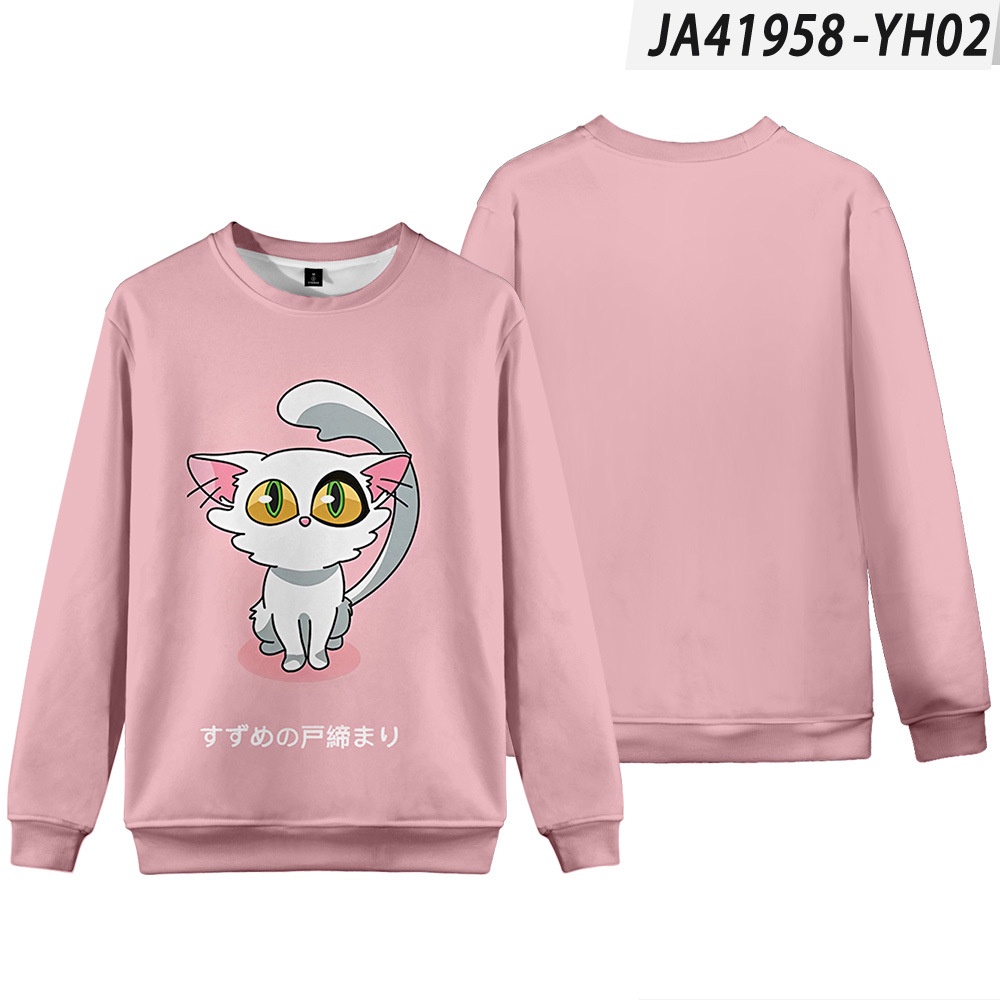 Áo Hoodie Tay Dài In Họa Tiết Anime 3D Thời Trang Cho Nam Và Nữ