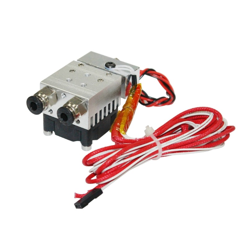 Startreally 2 trong 1 đầu ra j-head vòi đơn đầu đôi máy đùn từ xa màu hotend