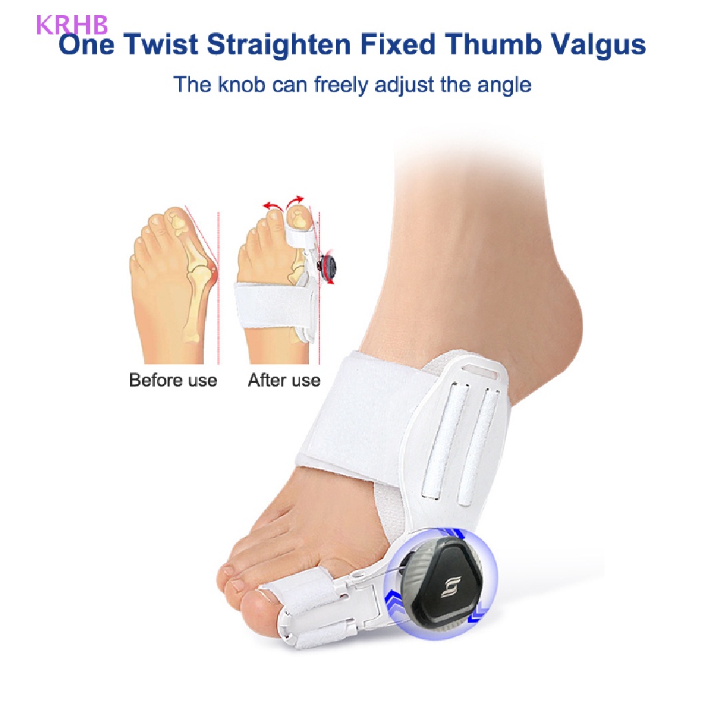 Nẹp Nẹp Định Hình Ngón Chân Cái Giảm Đau KRHB Hallux Mới