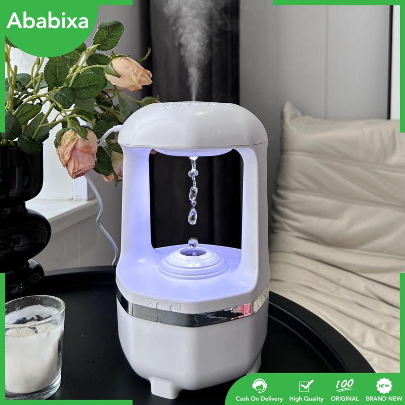 Máy Tạo Độ Ẩm Không Khí Hình Giọt Nước Có Đèn Ngủ Sạc USB