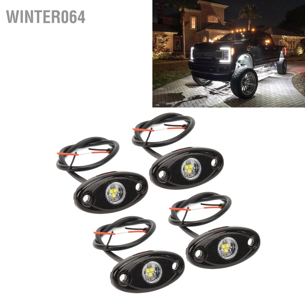 Bộ 4 Đèn Led 9 Sang 32V 9W Ánh Sáng Trắng Cao Cấp Cho Xe Hơi / Tàu Thuyền