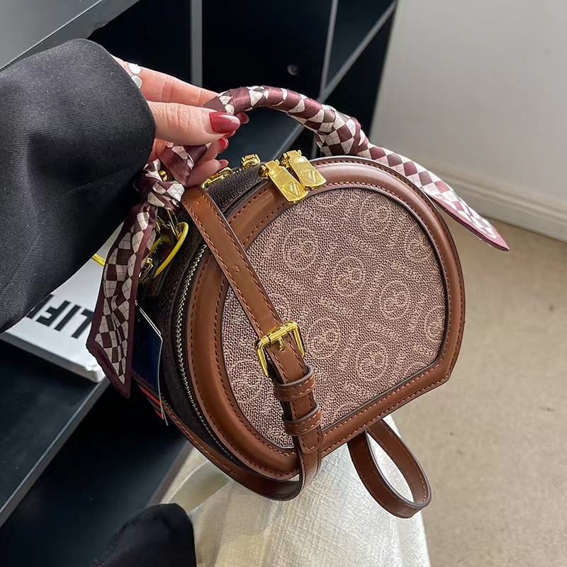 Túi Xách Đeo Vai Hình Tròn Nhỏ Nhắn Xinh Xắn Thời Trang 2023 Cho Nữ