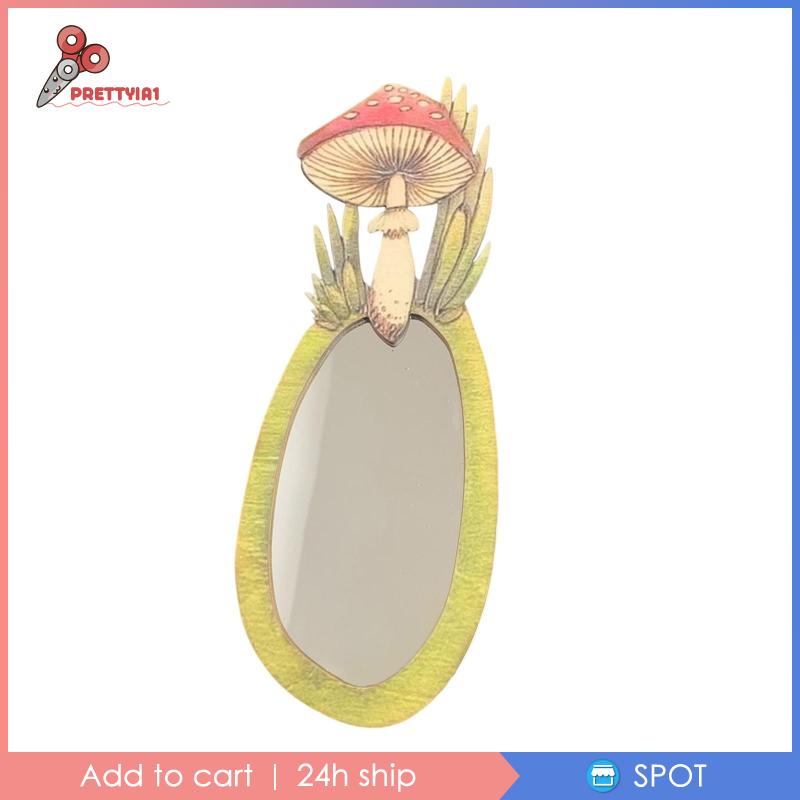 [Prettyia1] Gương Treo Tường Hình Nấm Trang Trại Phòng Khách Cho Hành Lang