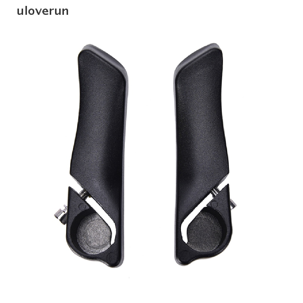 Set 2 Tay Nắm Xe Đạp Leo Núi Bằng Hợp Kim Nhôm Màu Đen