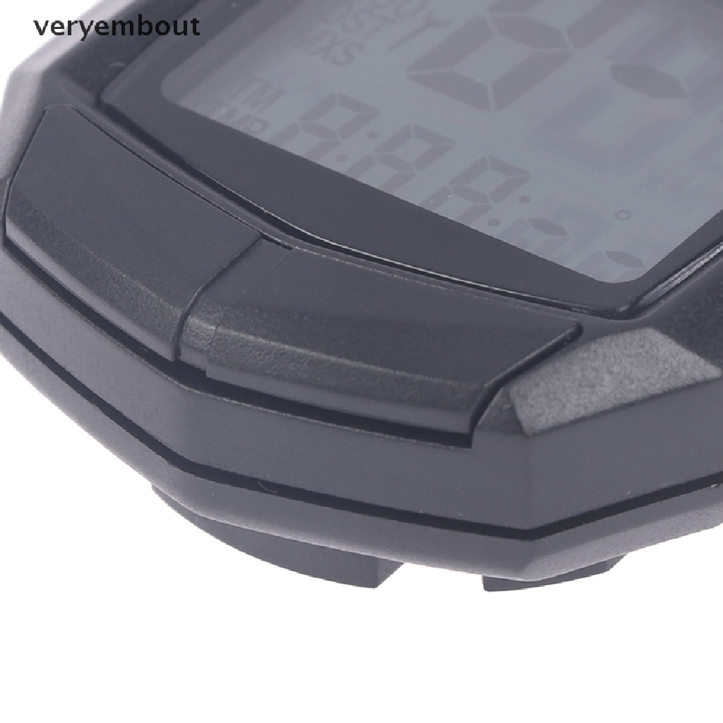 Máy Đo Tốc Độ Xe Đạp Không Thấm Nước Có Màn Hình LCD Kỹ Thuật Số