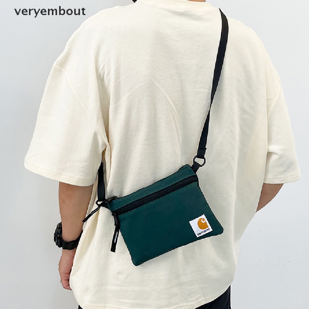 Túi Đeo Chéo Vải Oxford Đựng Điện Thoại Phong Cách Thể Thao Thời Trang Cho Nam