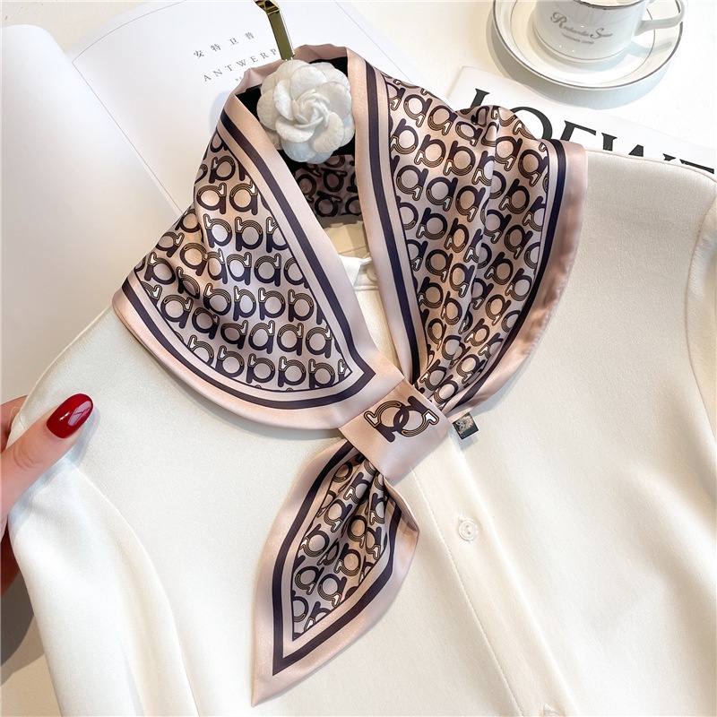 Ol Khăn Choàng Lụa Cao Cấp Phong Cách Nước Ngoài Chuyên Nghiệp