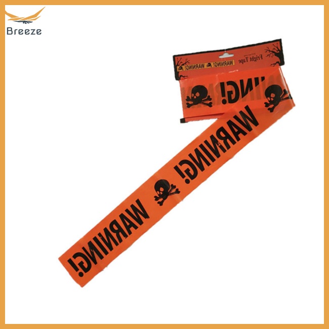 Băng Keo Dán Cảnh Báo Họa Tiết Đầu Lâu Độc Đáo Trang Trí Halloween