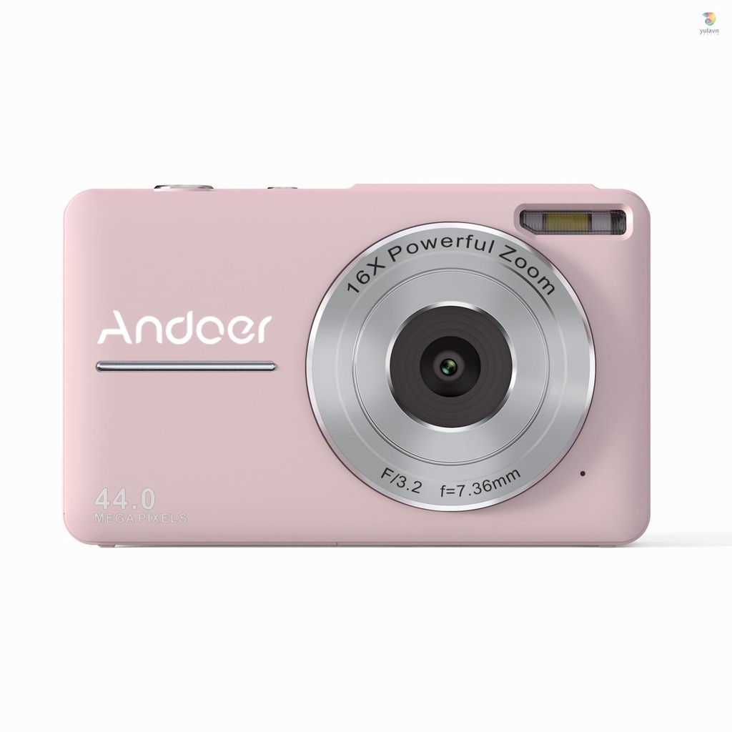 Máy Quay Kỹ Thuật Số Andoer 1080P 44MP Auto Focus 2.5 IPS Màn Hình 16X Kèm Thẻ Nhớ 32GB