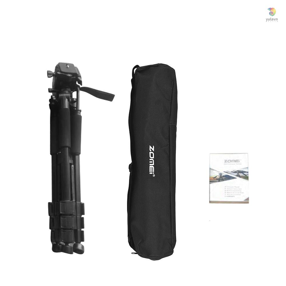 Gậy Ba Chân 4 Phần Mở Rộng ZOMEI Q310 Bằng Hợp Kim Nhôm Chuyên Nghiệp Cho Máy Ảnh DSLR ILDC Mũ Nồi Tải Trọng Lớn Chất Lượng Cao