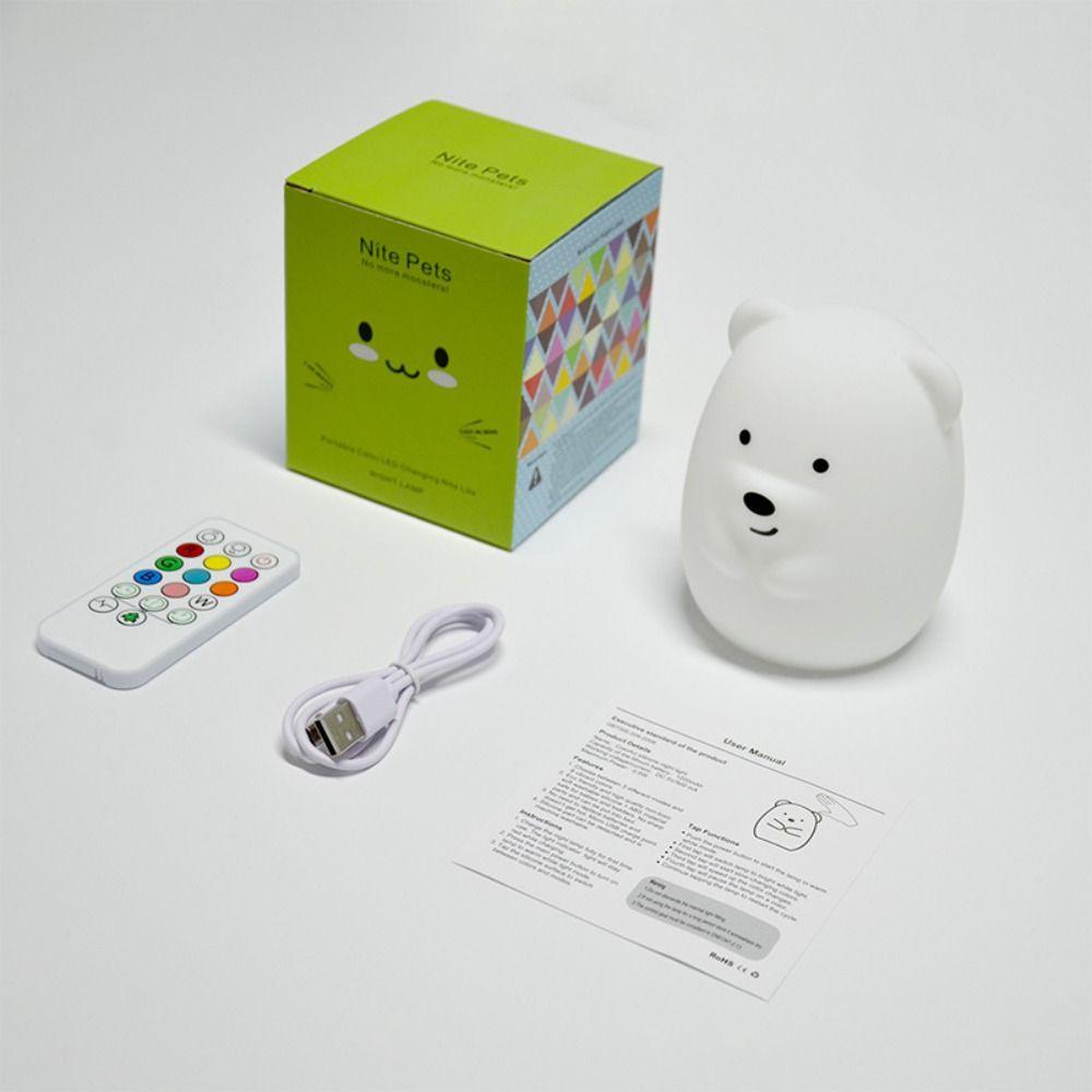 Đèn Ngủ Điều Khiển Từ Xa Có Thể Sạc Lại Tiện Dụng