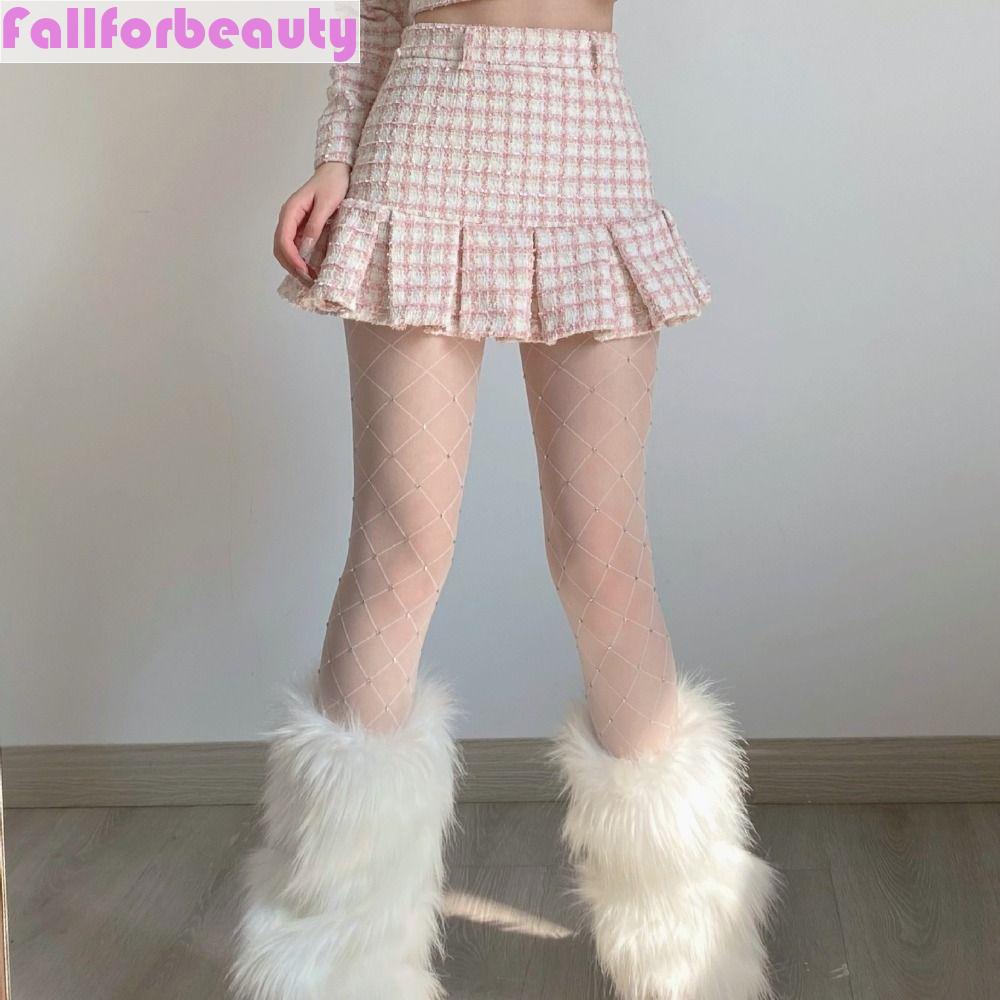 Fallforbeauty Quần Tất Lưới Nylon Siêu Mỏng Phong Cách Nhật Bản Quyến Rũ Dành Cho Nữ