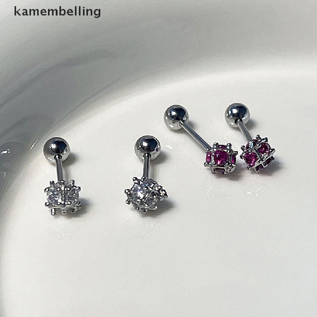 1 Đôi Khuyên Tai Nữ Đính Đá Thời Trang