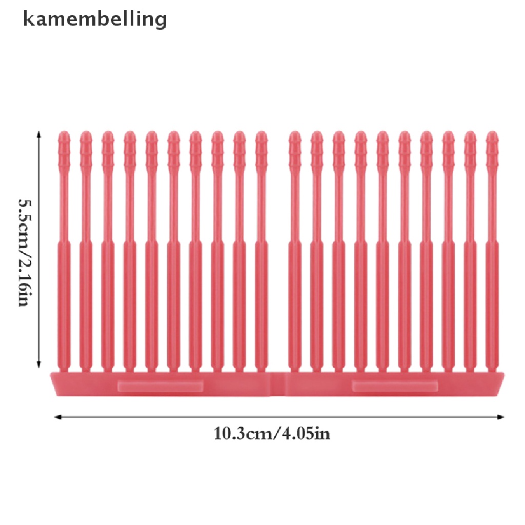 Kamembelling Set 20 Tăm Bông Dạng Xoắn Ốc Dùng Một Lần