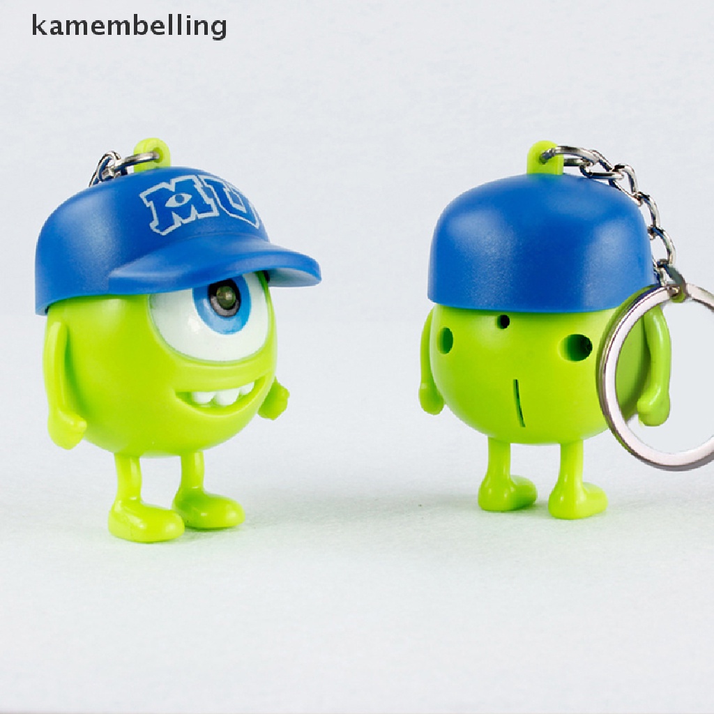 Kamembelling Móc Khóa Mô Hình Nhân Vật Hoạt Hình Anime Có Đèn LED Mắt To Độc Đáo