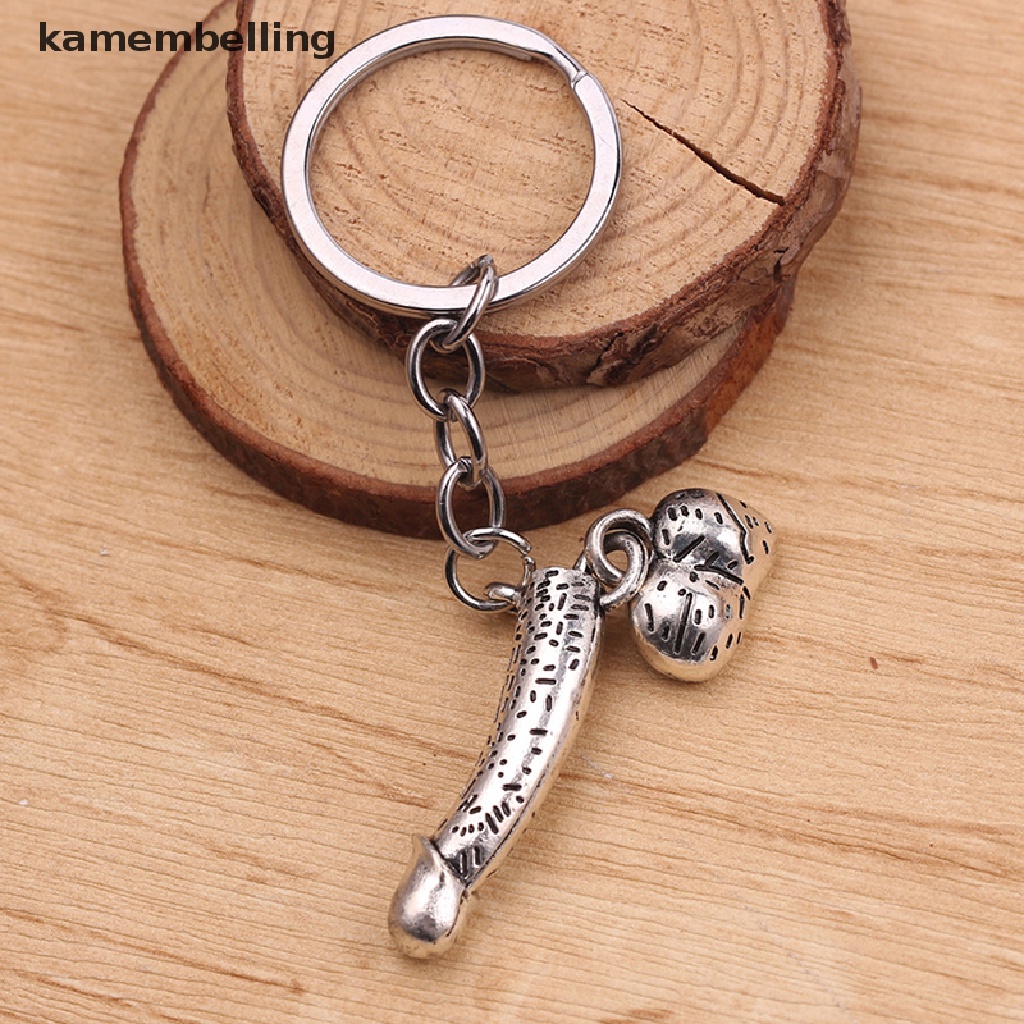 Kamembelling Móc Khóa Xe Hơi / Túi Xách Hình Bộ Xương Màu Bạc Gợi Cảm Thời Trang Cho Nam EN