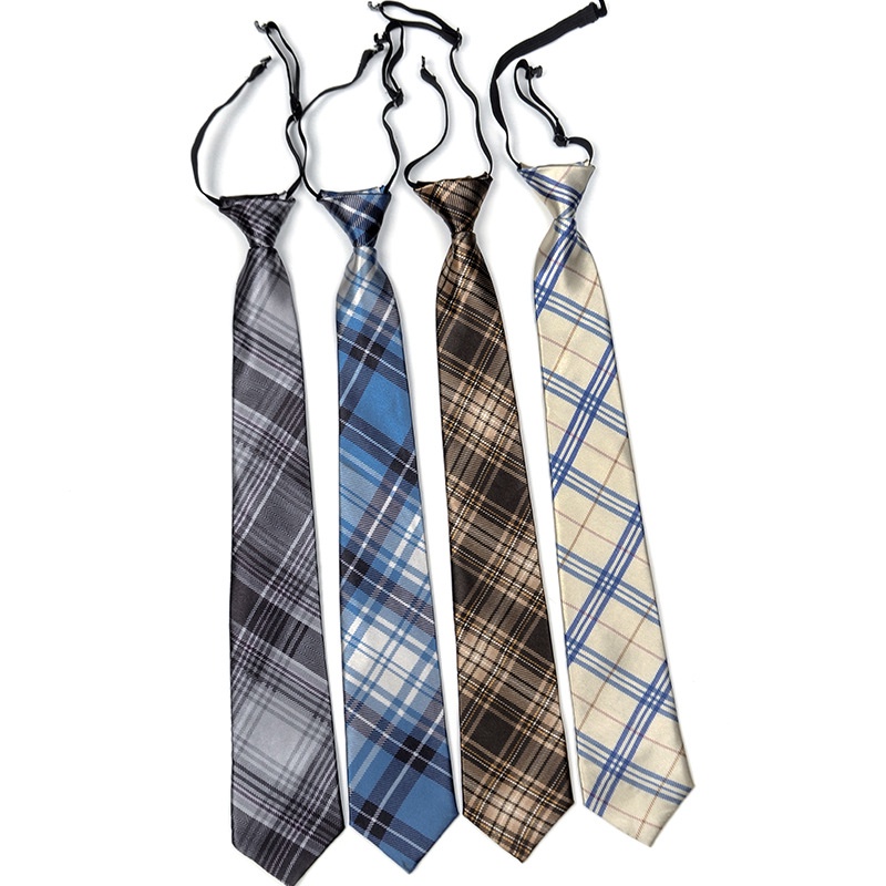 X Cà Vạt Đồng Phục Học Sinh Nhật Bản Kẻ Caro Phong Cách Harajuku Preppy