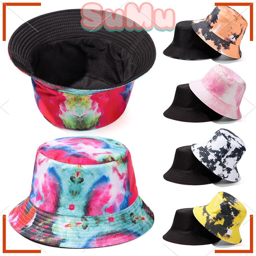 Mũ Bucket Vành Rộng Hai Mặt Phong Cách Hiphop Dành Cho Nam Và Nữ