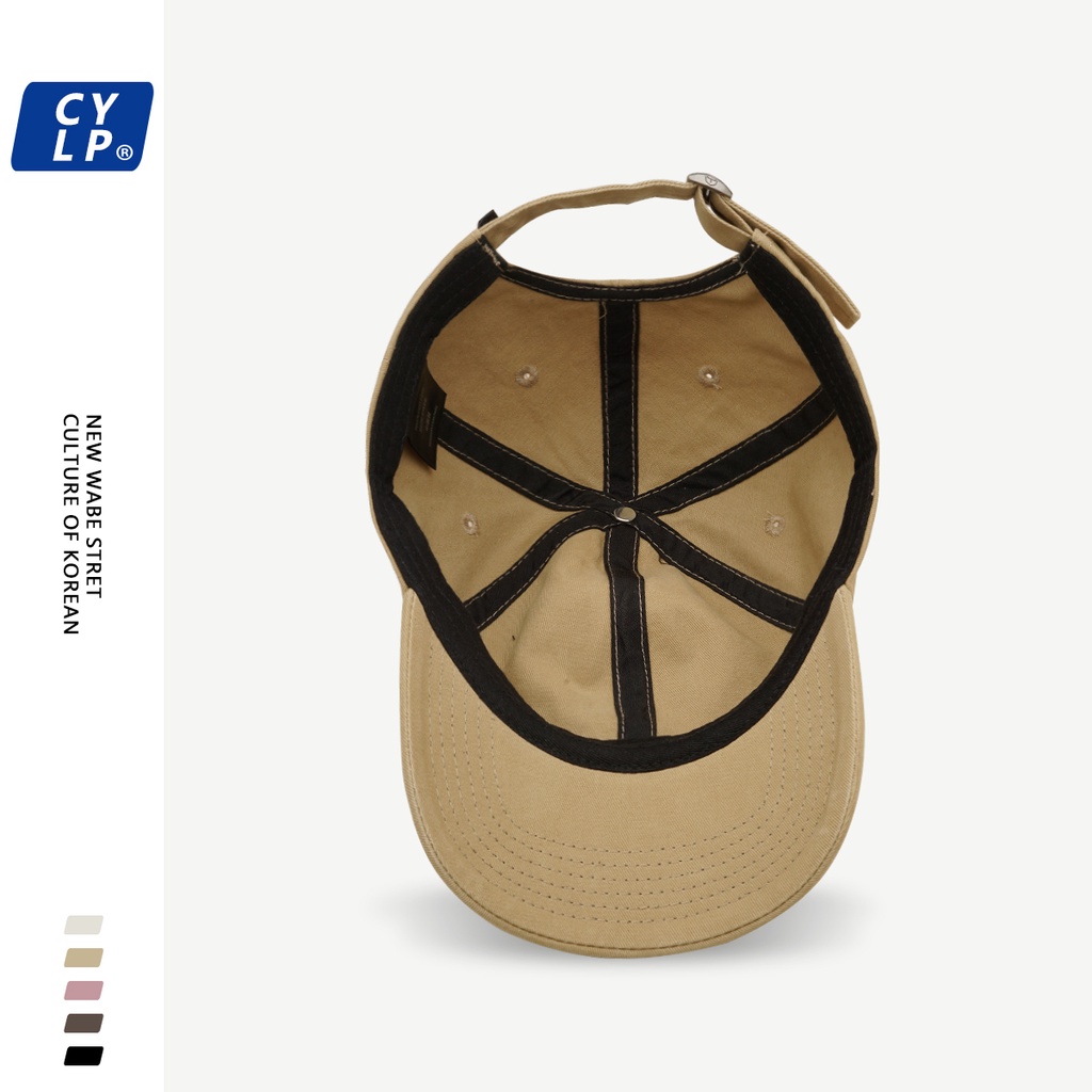 Mũ Lưỡi Trai Mềm Thêu Chữ Đơn Giản Thời Trang Hàn Quốc Chất Lượng Cao