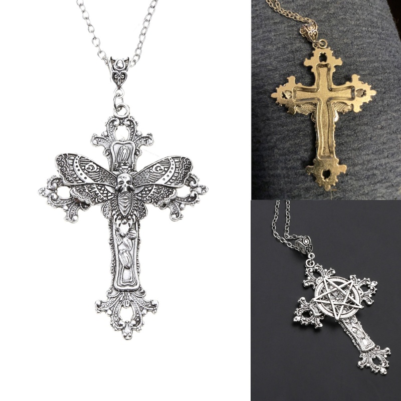 Vòng cổ Mặt Hình Đầu Lâu Côn Trùng Phong Cách Gothic Thời Trang Cho Nữ