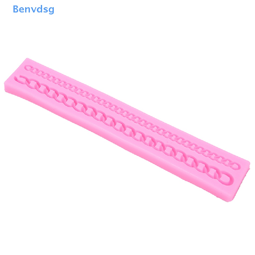 Khuôn Silicone Tạo Hình Dây Xích Dài 3D Trang Trí Bánh Kem