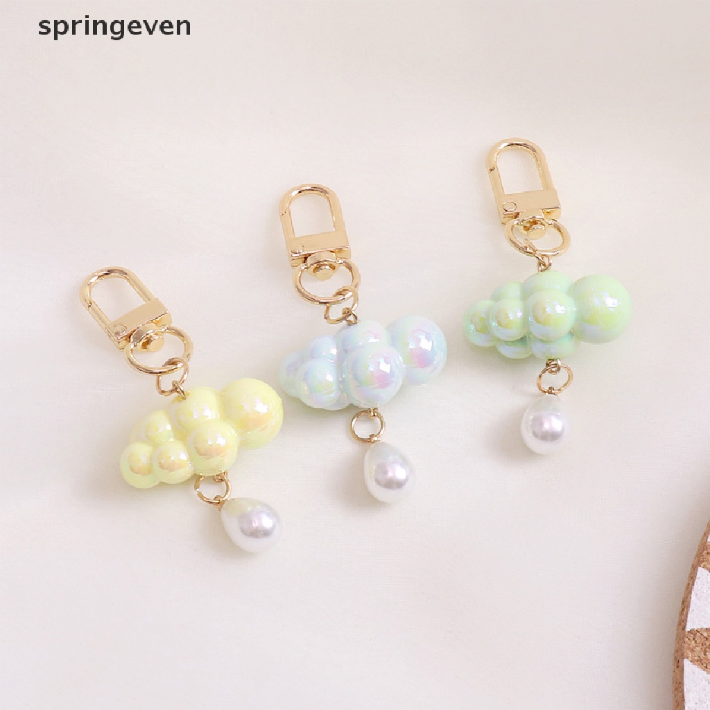 Móc Chìa Khóa Hình Đám Mây Nhiều Màu Sắc Bằng Acrylic