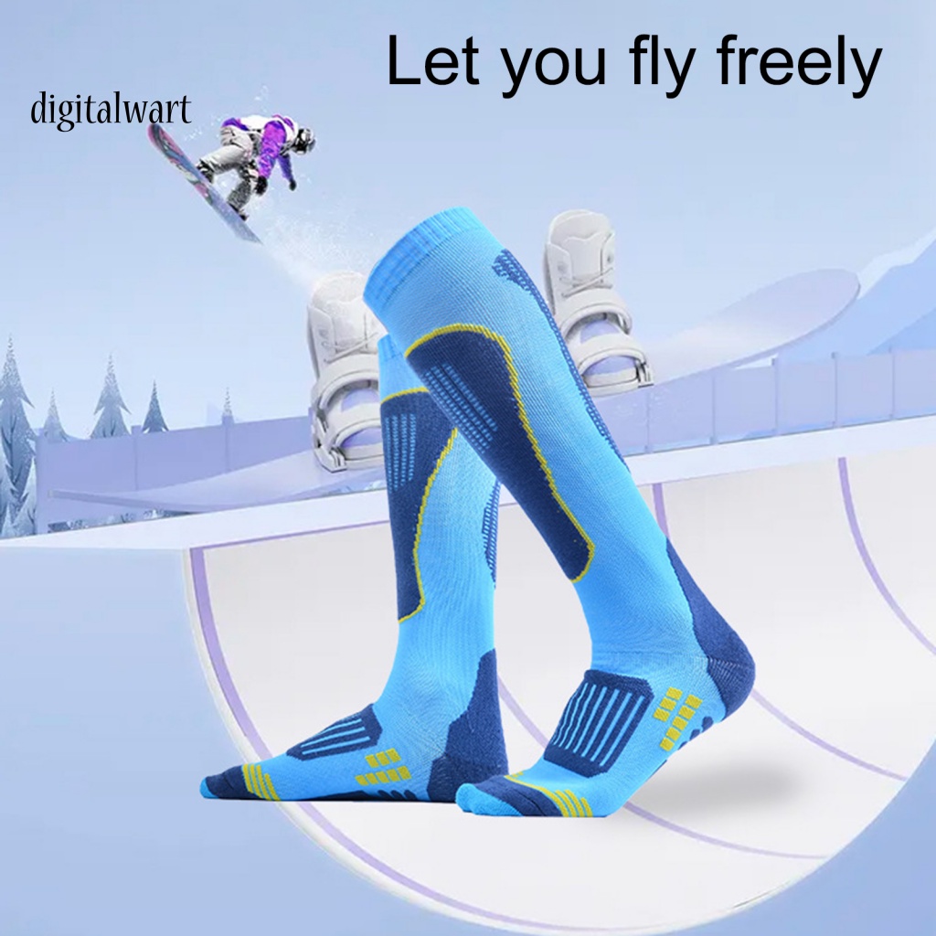 Kỹ Thuật Số| 1 Đôi Tất Trượt Tuyết Dài Đến Đầu Gối Chất Liệu Dày Dặn Ấm Áp Chống Trượt Thời Trang Thu Đông Cho Vớ Leo Núi / Trượt Tuyết / Leo Núi Chất Lượng Cao