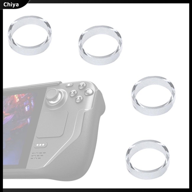 Set 4 Vòng Silicon Bảo Vệ Cần Điều Khiển Chơi Game Steam Deck / Ps5 / Ps4