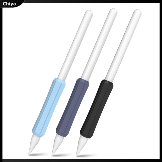 Bộ 3 Vỏ Bọc Bút Cảm Ứng Bằng Silicon Chống Trượt Cho Ipad Touc-screen Ipencil