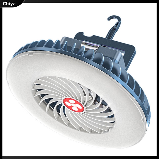 Quạt Usb Đa Năng Có Đèn Kèm Sạc Tiện Dụng Mang Theo Du Lịch Cắm Trại