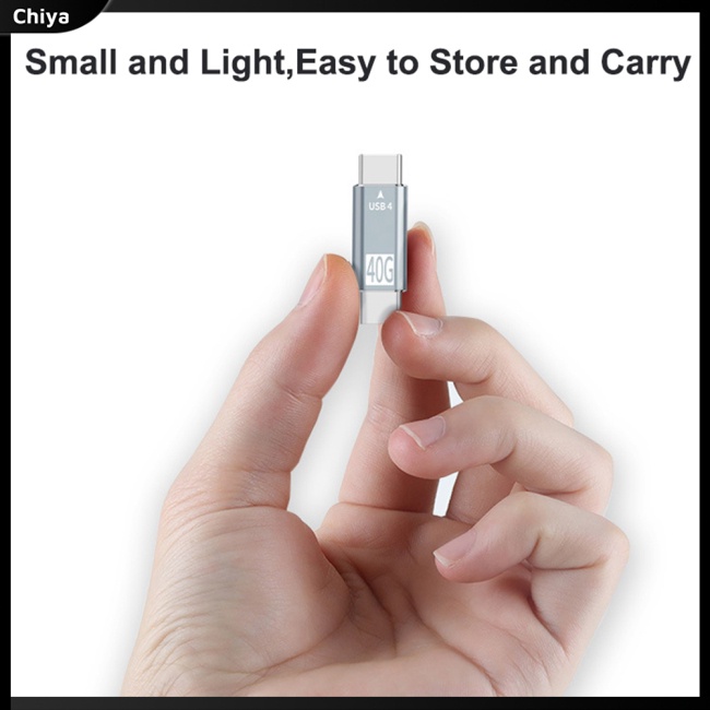 Đầu Chuyển Đổi Type-c Sang Usb 4.0 40Gbps Tốc Độ Cao + Bộ Sạc Tiện Dụng