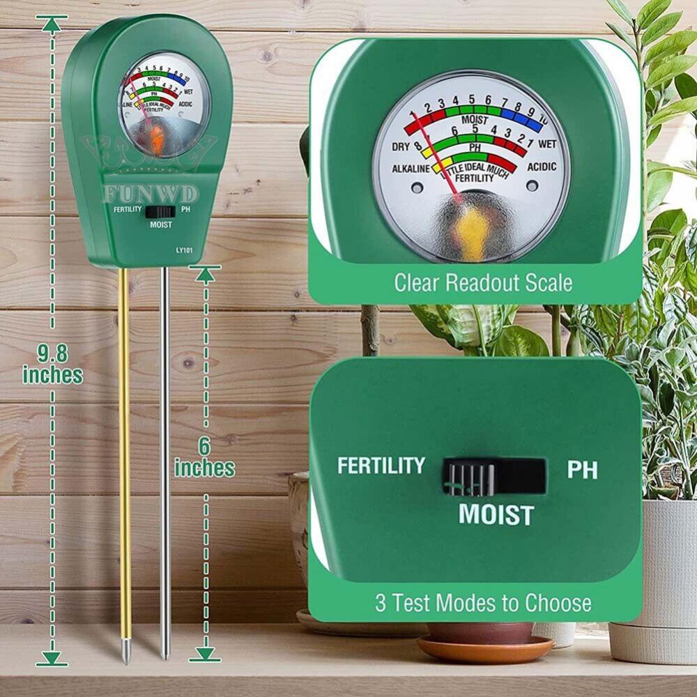 Bộ Dụng Cụ Đo Độ PH Trong Đất 3 Trong 1