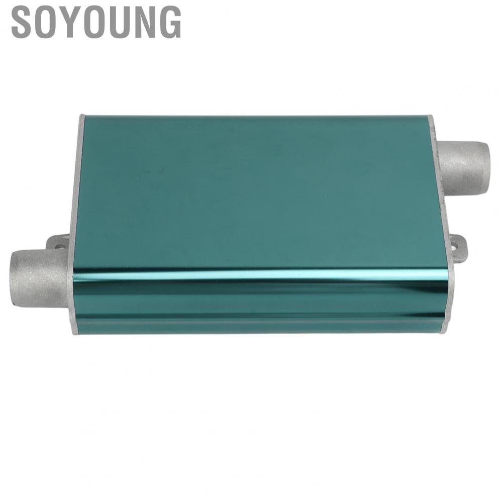 Soyoung Air Heater Exhaust Silencer  Reduce Noise 24mm Parking Pipe Muffler Heatproof High Strength for Repair