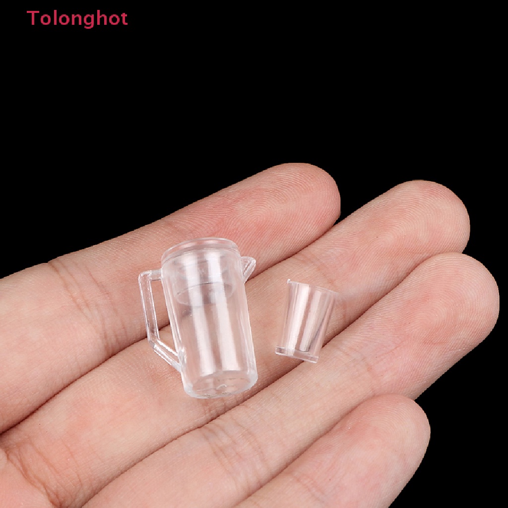 Bộ Khay &amp; Ấm Nước Mini Tỉ Lệ 1 / 12 Trang Trí Nhà Búp Bê