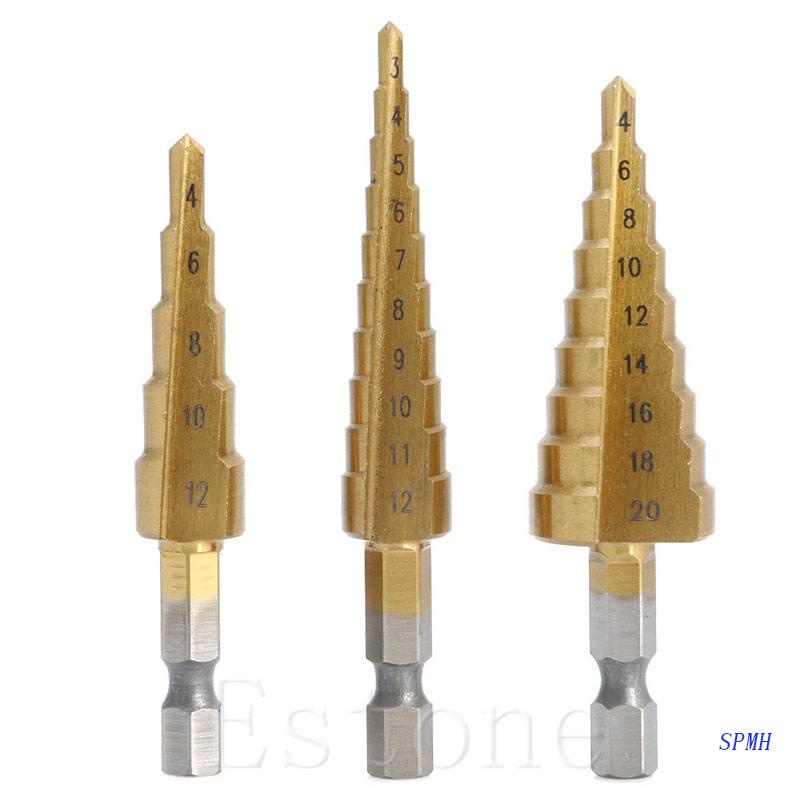 Set 3 Mũi Khoan Thép HSS 4241 Chuyên Dụng