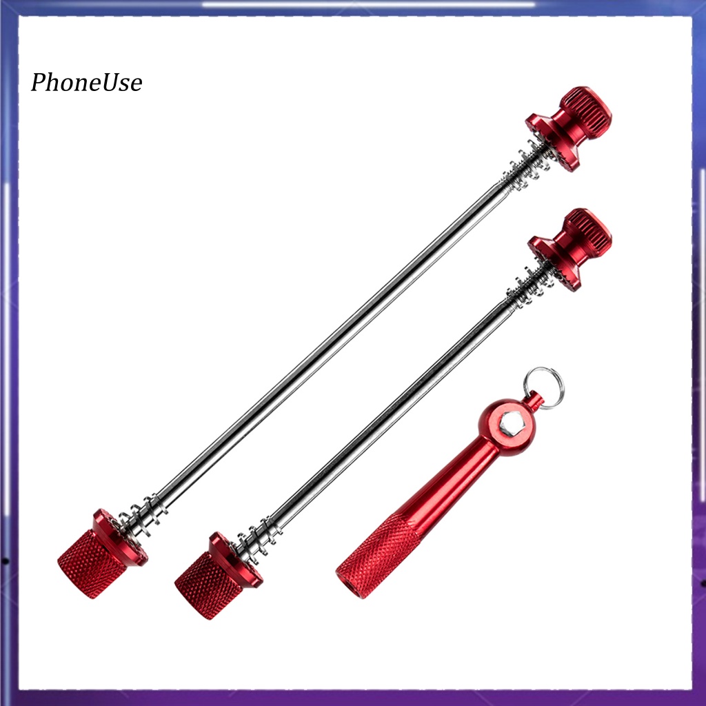 Pu Bộ Trục Trước Và Sau Xe Đạp Siêu Nhẹ Tháo Gỡ Nhanh Chống Trộm