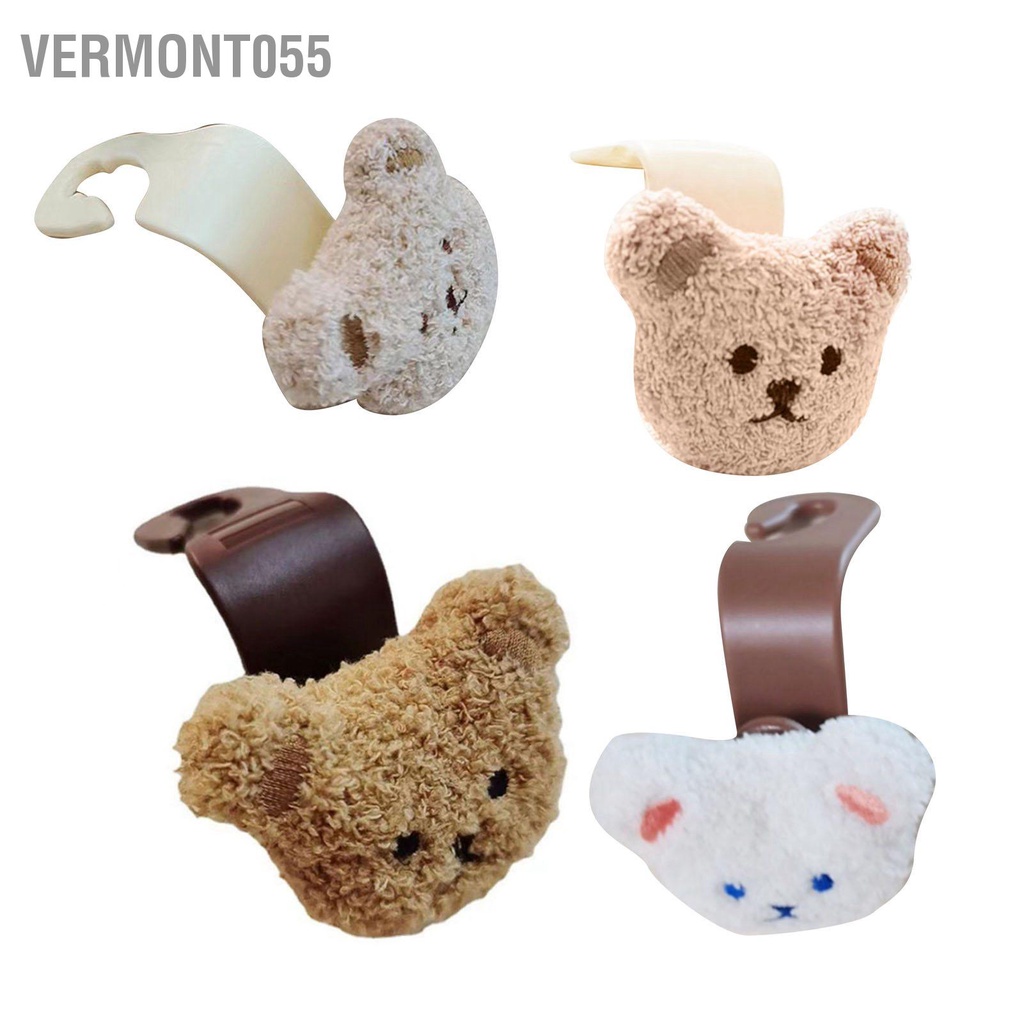 Vermont055 Móc Ví Ô Tô Phong Cách Gấu Nhỏ Dễ Dàng Gắn Nhựa An Toàn  Chất Liệu Mềm Mại Treo Gối Tựa Đầu Cho Xe Túi Bình