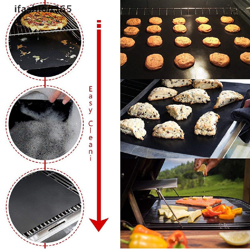 Thảm Nướng BBQ Bằng Teflon Không Dính Tiện Dụng Cho Nhà Bếp 365