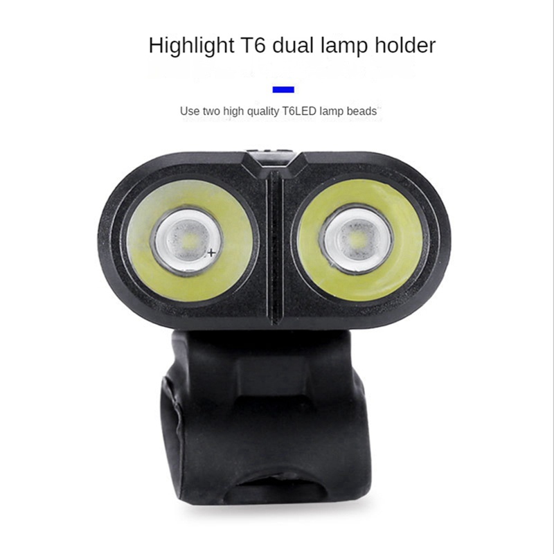 Đèn Pha T6 Polymer Chống Nước Siêu Bền Dùng Cho Xe Đạp Leo Núi