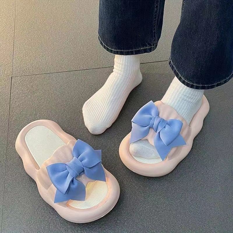 Dép Sandal Đế Dày Chống Trượt Hình Cánh Bướm Thời Trang