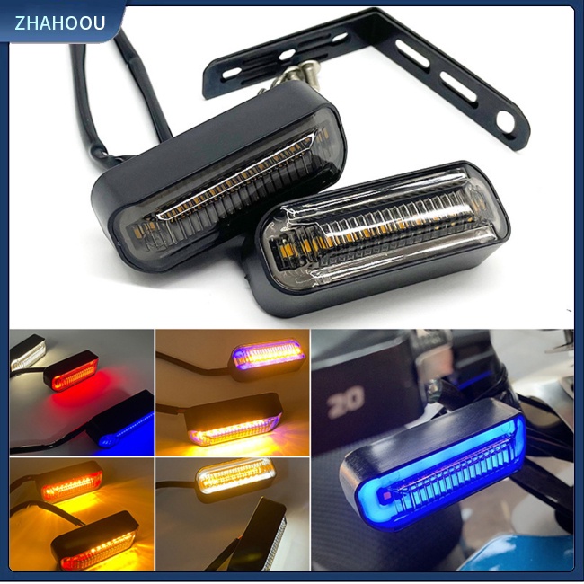 ☃Phụ Kiện Trang Trí Nhà Cửa Độc Đáo Sáng Tạo☃ 1 Cặp Đèn Led Tín Hiệu Xi Nhan Cho Xe Máy / Xe Đạp Điện