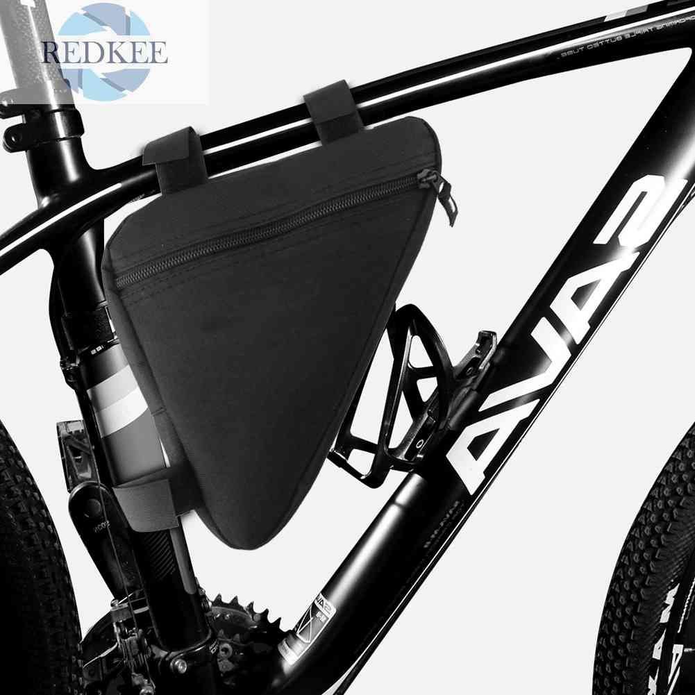 Túi Tam Giác Đựng Vật Dụng Chống Mài Mòn Gắn Khung Trước Xe Đạp Leo Núi