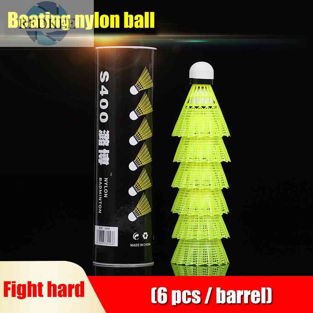 Set 6 Quả Cầu Lông Bằng Nylon Chất Lượng